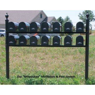 metal multiple outdoor mail box holder|sturdy mailbox post stand.